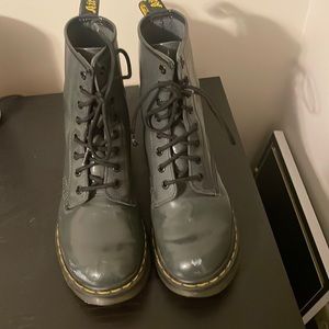 COPY - Grey doc martins. womens 7